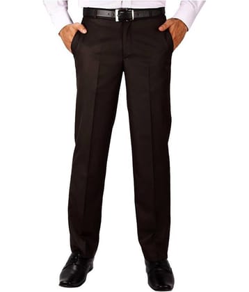Inspire Clothing Inspiration - Brown Polycotton Slim - Fit Men's Formal Pants ( Pack of 1 )