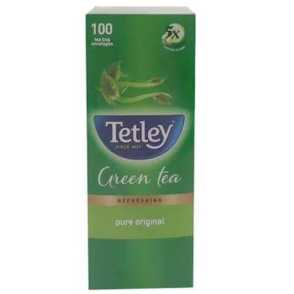 Tetley Regular Green Tea Bags 100 Pcs