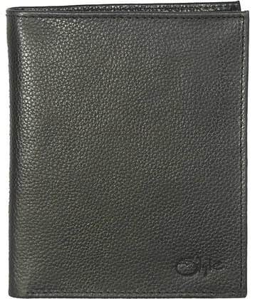 STYLE SHOES Leather Black Passport Holder