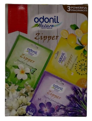 Odonil Zipper Air Freshener - Assorted, 30g Carton