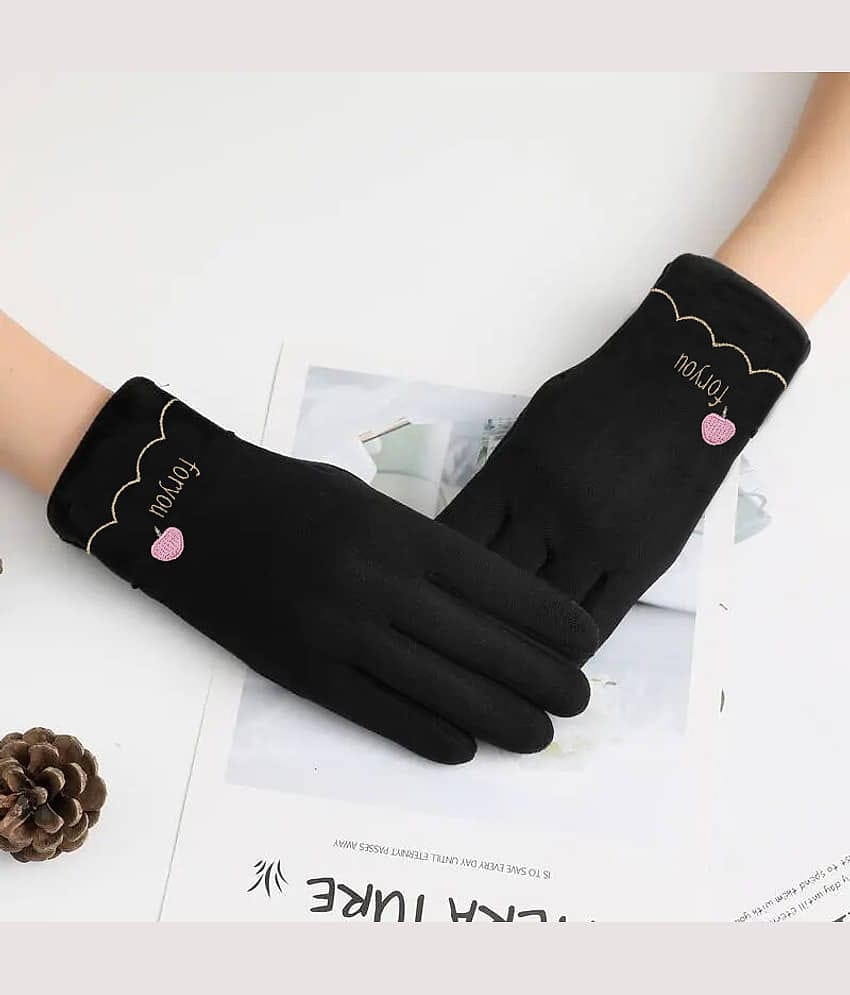 Babji Black Women's Safety Gloves ( Pack of 1 )
