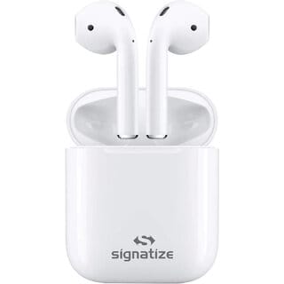 SIGNATIZE Wireless in Ear Earbuds Big Speaker Drivers, 25H Playtime, Touch Control TWS, Type-C Fast Charging-SZ-1088