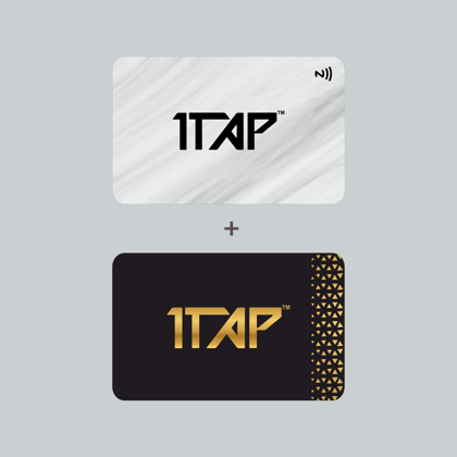 1 NFC PVC Card + 1 Metal Card
