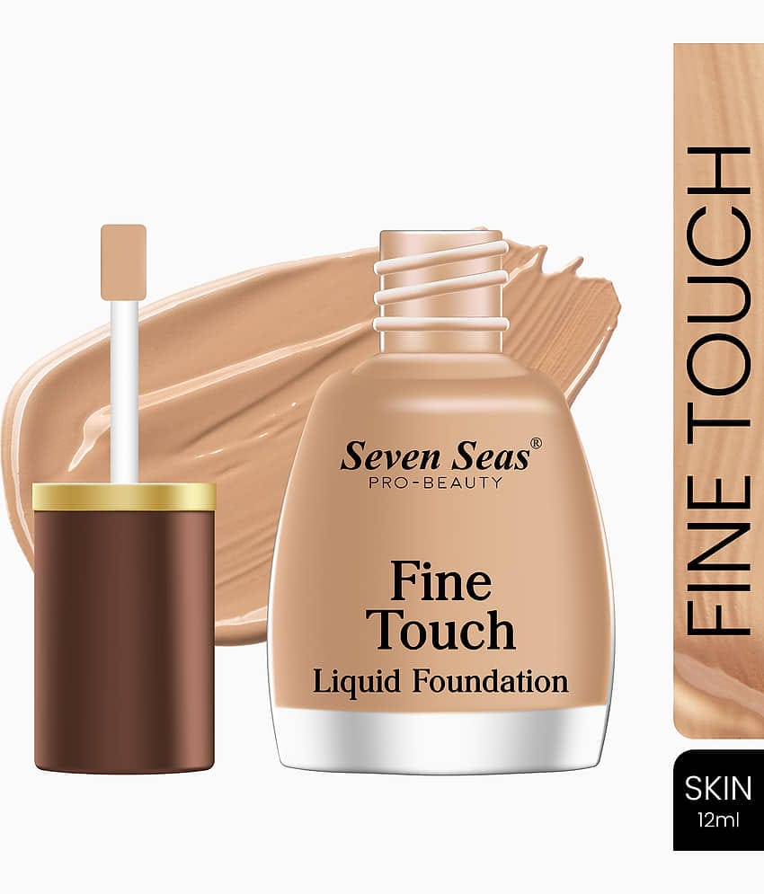 Seven Seas Fine Touch Waterproof Total Oil Control Liquid Foundation(Natural,12ML)
