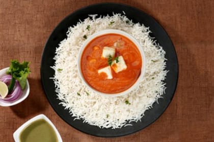 Shahi paneer chawal