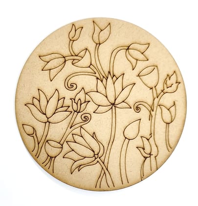 Brand Zero Pre Marked MDF Base - Design 2008 - Select Your Preference Of Size & Thickness