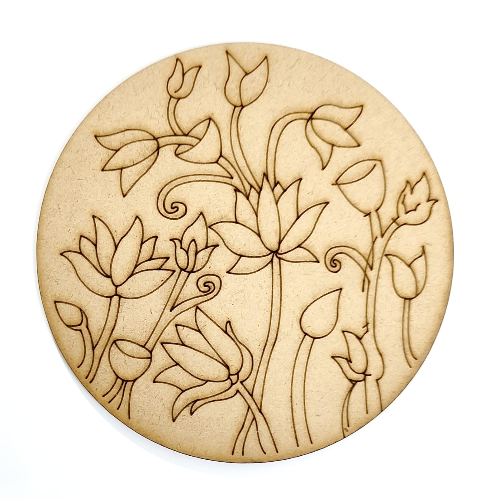 Brand Zero Pre Marked MDF Base - Design 2008 - Select Your Preference Of Size & Thickness