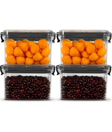 PearlPet - PET Black Food Container ( Set of 4 - 400 )