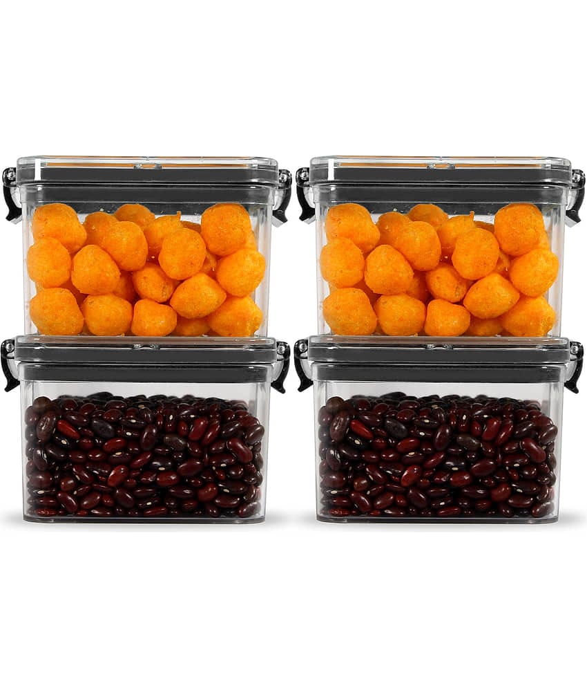 PearlPet - PET Black Food Container ( Set of 4 - 400 )