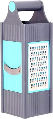 LA'FORTE 4 In 1 Vegetable and Fruit Slicer Grater with Kitchen Slicer and Grater (Multi Color)