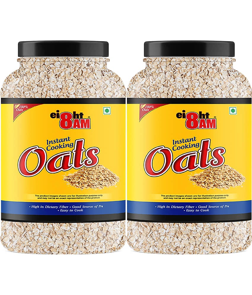 8AM Oats 1.1 kg Pack of 2