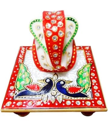 Royal Handicrafts - Marble Chowki (Pack of 1)