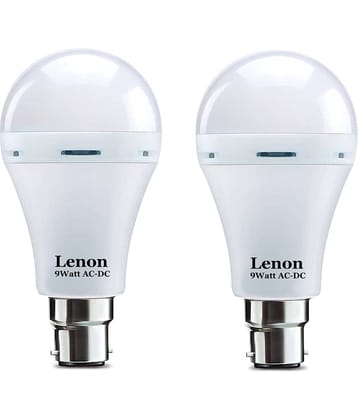 Lenon 9W White Emergency Light ( Pack of 2 )