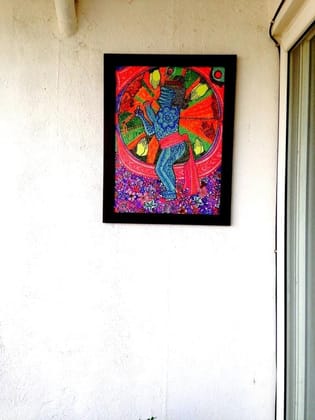 Illu-gination Framed Canvas Print