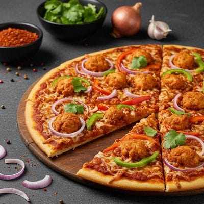 Chicken Kheema Pizza