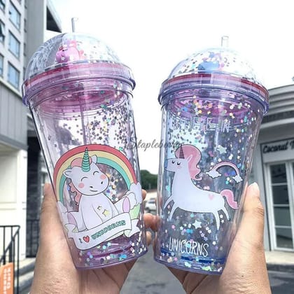 Unicorn Glitter Sipper