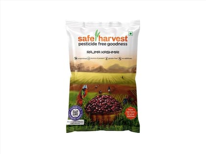 Safe Harvest Pesticide Free Rajma Kashmiri 500g Safe Harvest Pesticide Free Rajma Kashmiri 500g