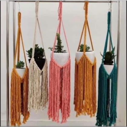 Multicolour Plant Holder Set Of 3