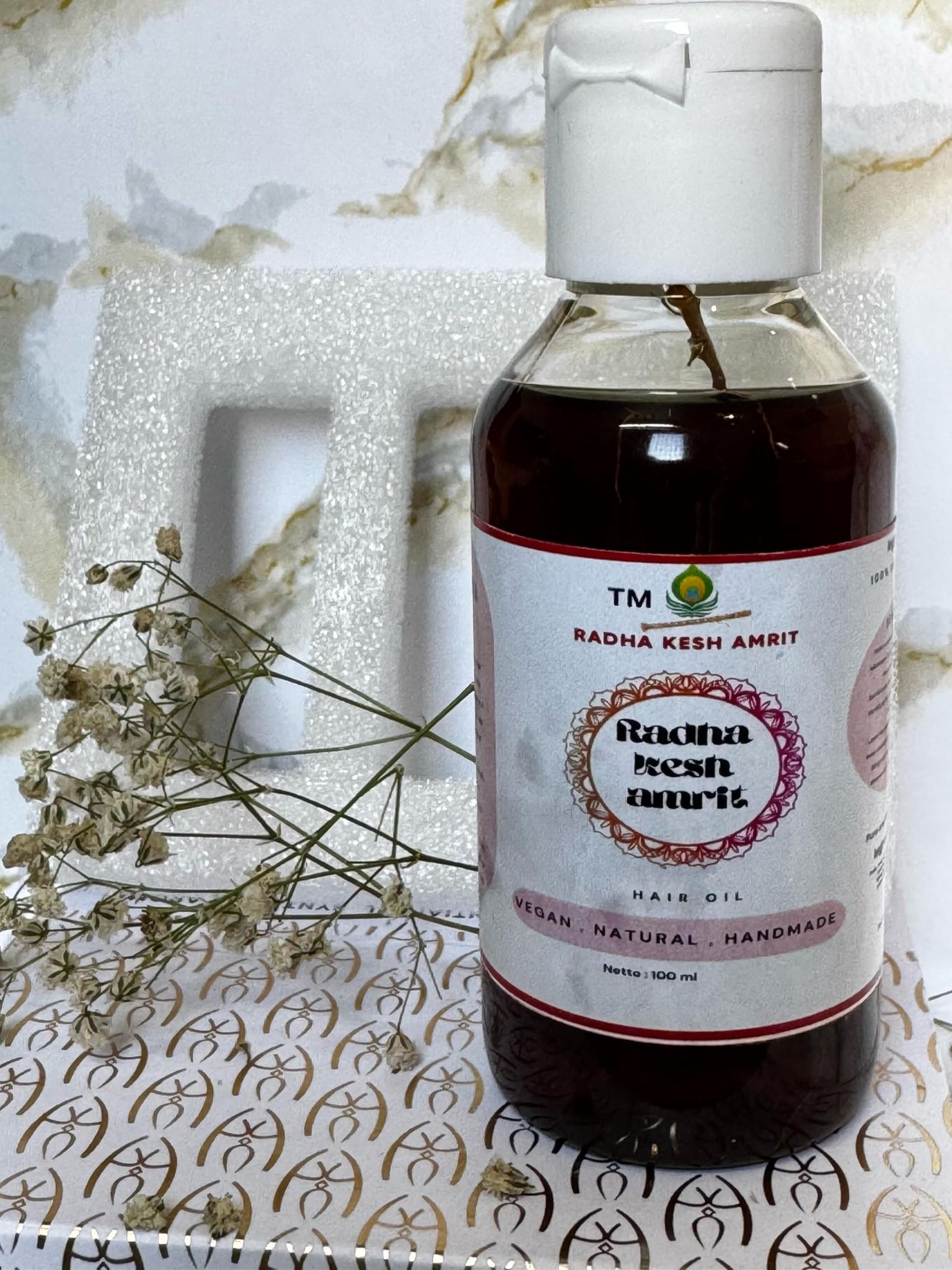Natural Hair Oil for Hair growth and hairfall control | Homemade oil with Curry leaf Amla Reetha Shikakai Hibiscus and Neem | For Dry Damage Frizzy Hair | Men & Women | 100Ml Natural Hair Oil for Hair growth and hairfall control | Homemade oil with Curry