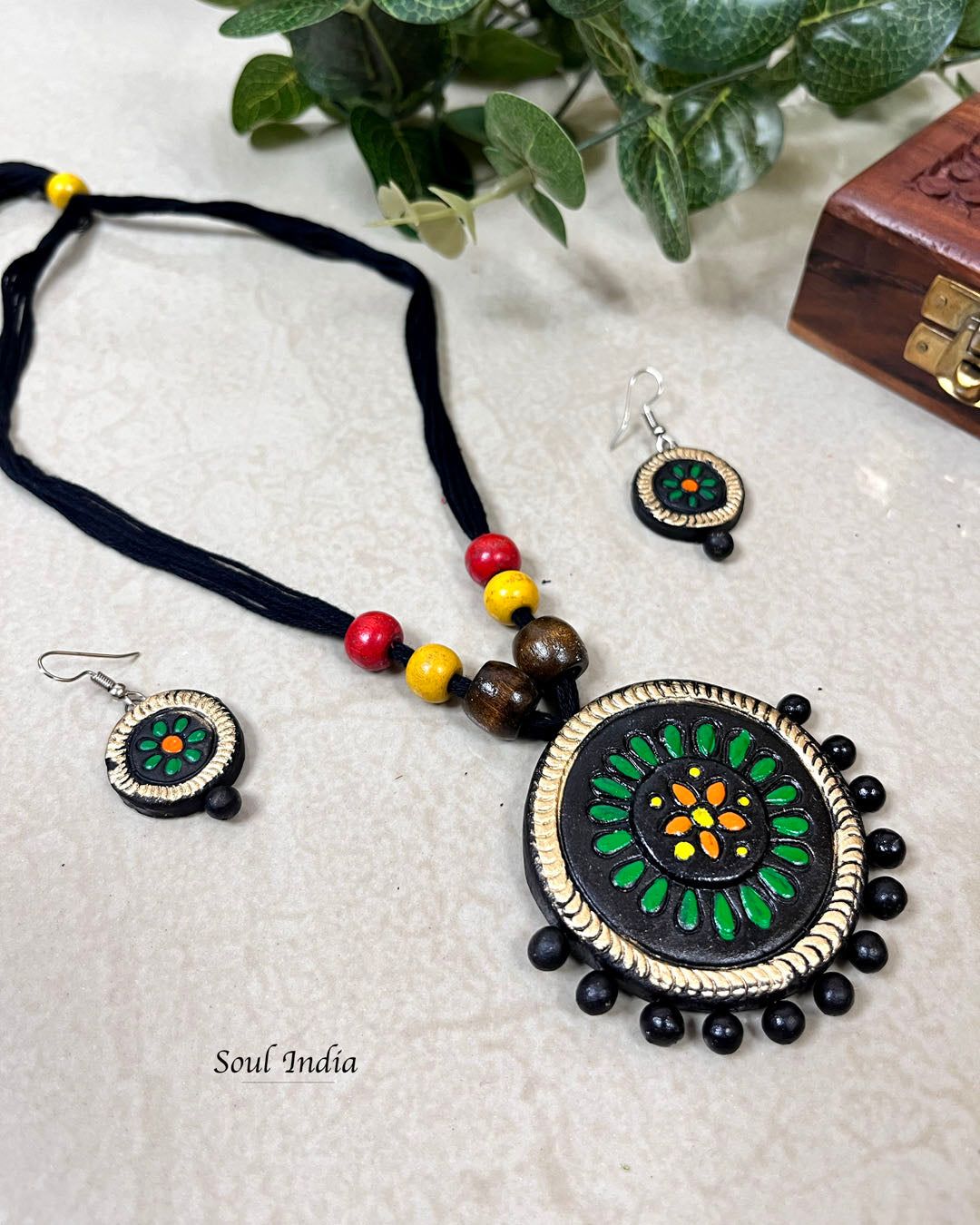 Handmade Terracotta Jewellery Set