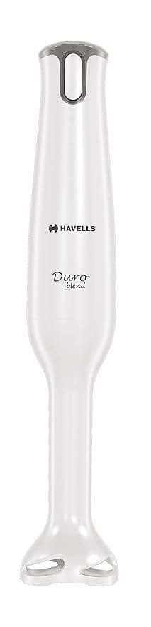 Havells Duro Blend 300 W Low Noise DC Motor Hand Blender With Double Wall Stem| Rust Resistant 304SS Blades | Double Bush| 2 Speed Settings|Copper Motor|2 Years Manufacturer Warranty