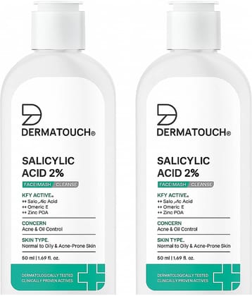 Dermatouch - Exfoliating Face Wash For All Skin Type ( Pack of 2 )