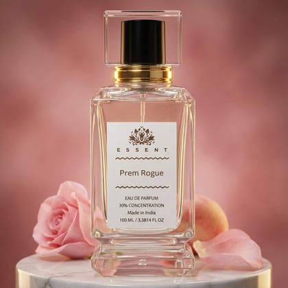 Essent Perfumes Prem Rogue Eau de Parfum (EDP) – Sweet Vanilla Gourmand Long Lasting Perfume – Women’s Signature Fragrance