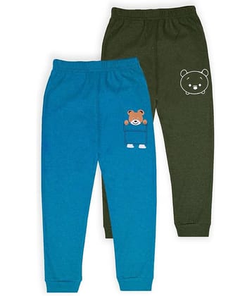 J&JP Pack of 2 Boys Cotton Blend Trackpant ( Multicolor )