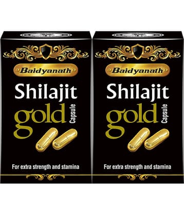 Baidyanath Shilajit Gold | 10+10 Caps (Pack of 2 )