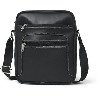 MATRICE messenger bag with black faux vegan leather(NE-S-0800-Black) MATRICE messenger bag with black faux vegan leather(NE-S-0800-Black)