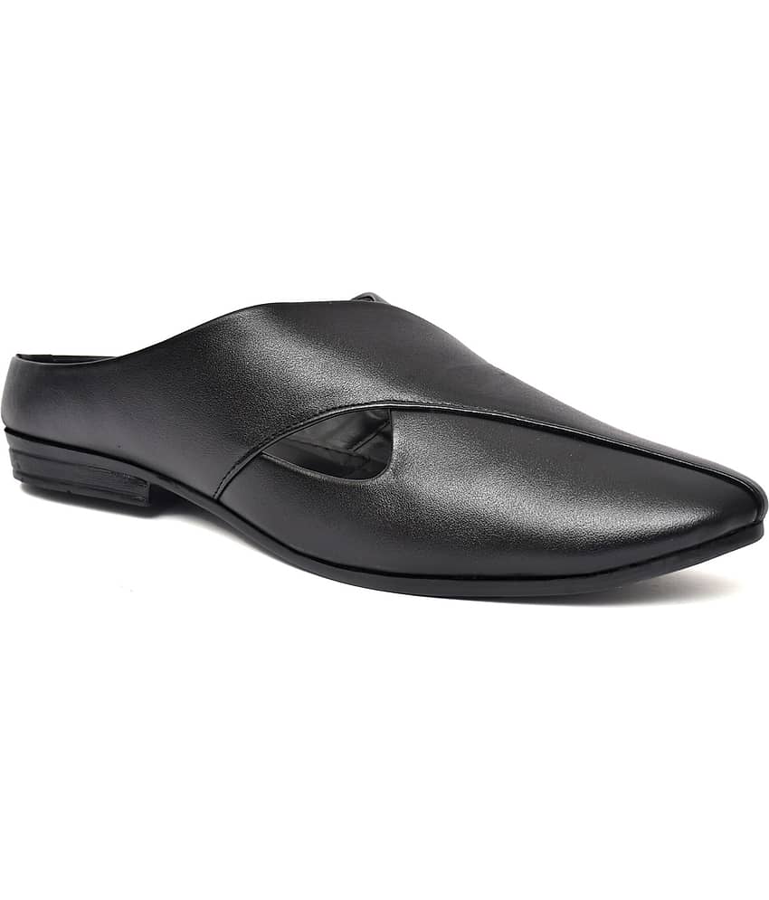 Biggie Black Men's Mule