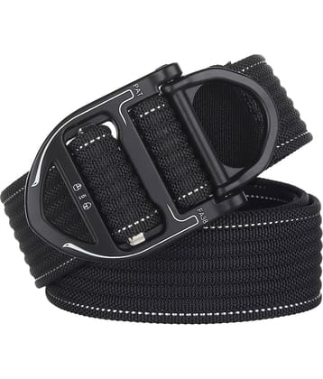 Loopa Black Nylon Casual Belt Pack of 1