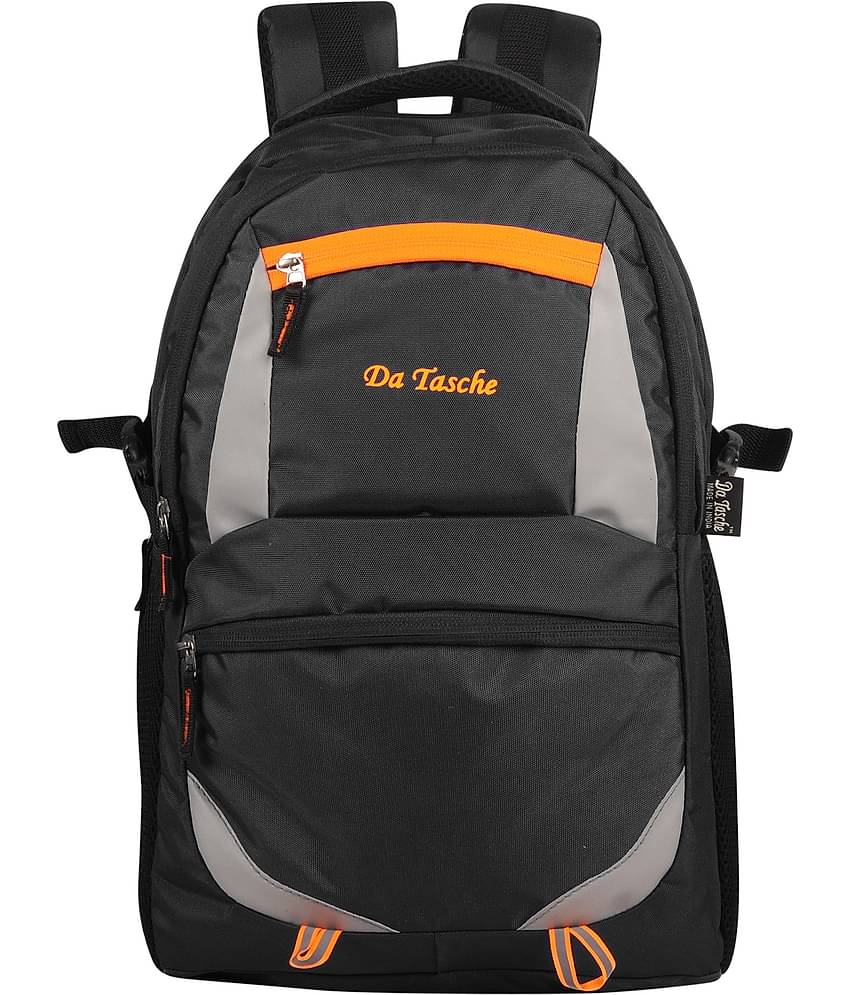 Da Tasche Black Polyester Backpack For Kids