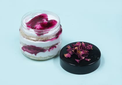 Blueberry jar cake