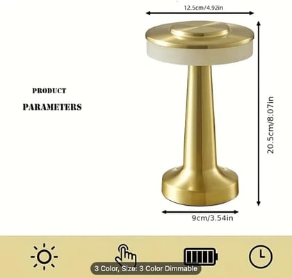 Table Lamp | 2000 mAh Battery | Table Lamp for Bedroom, Diwali Light, Night Lamp for Bedroom, Bedside Lamp, Lamp for Bedroom, Stepless Dimming,
