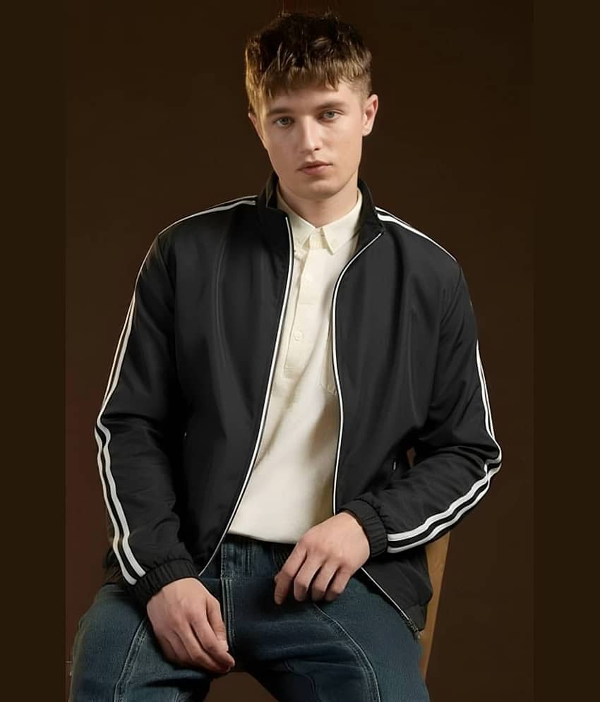 PLUS PARADISE Polyester Men's Windcheater Jacket - Grey ( Pack of 1 )