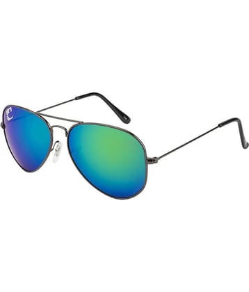 Clark n' Palmer - Green Pilot Sunglasses ( rb 717 )