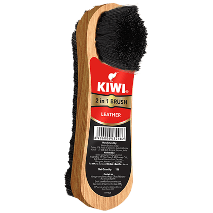 Kiwi 2 In 1 Shoe Brush, 1 Pc