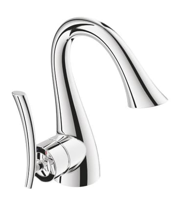 Kolab Black Single Lever Basin Mixer
