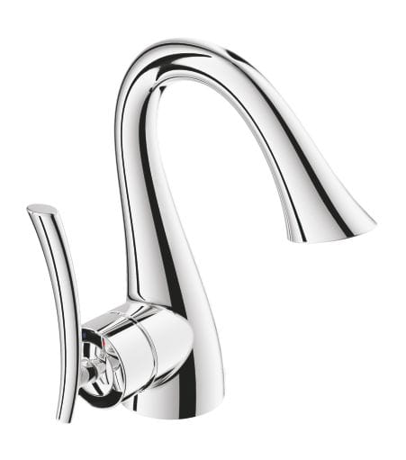 Kolab Black Single Lever Basin Mixer