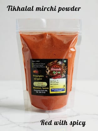 Red and spicy Tikhalal Mirchi powder (Red Chili Powder) 250 G Red and spicy Tikhalal Mirchi powder (Red Chili Powder) 250 G