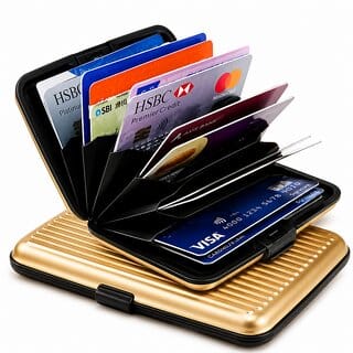 Aluma Metal Aluminum Wallet for Business Credit Card Holder (pack of 1)