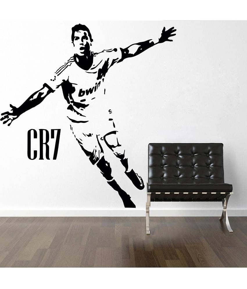 Decor Villa CR7 Vinyl Black Wall Stickers