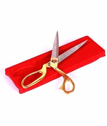 Professional Golden Steel Tailoring Scissors For Cutting Heavy Clothes Fabrics 8.5"