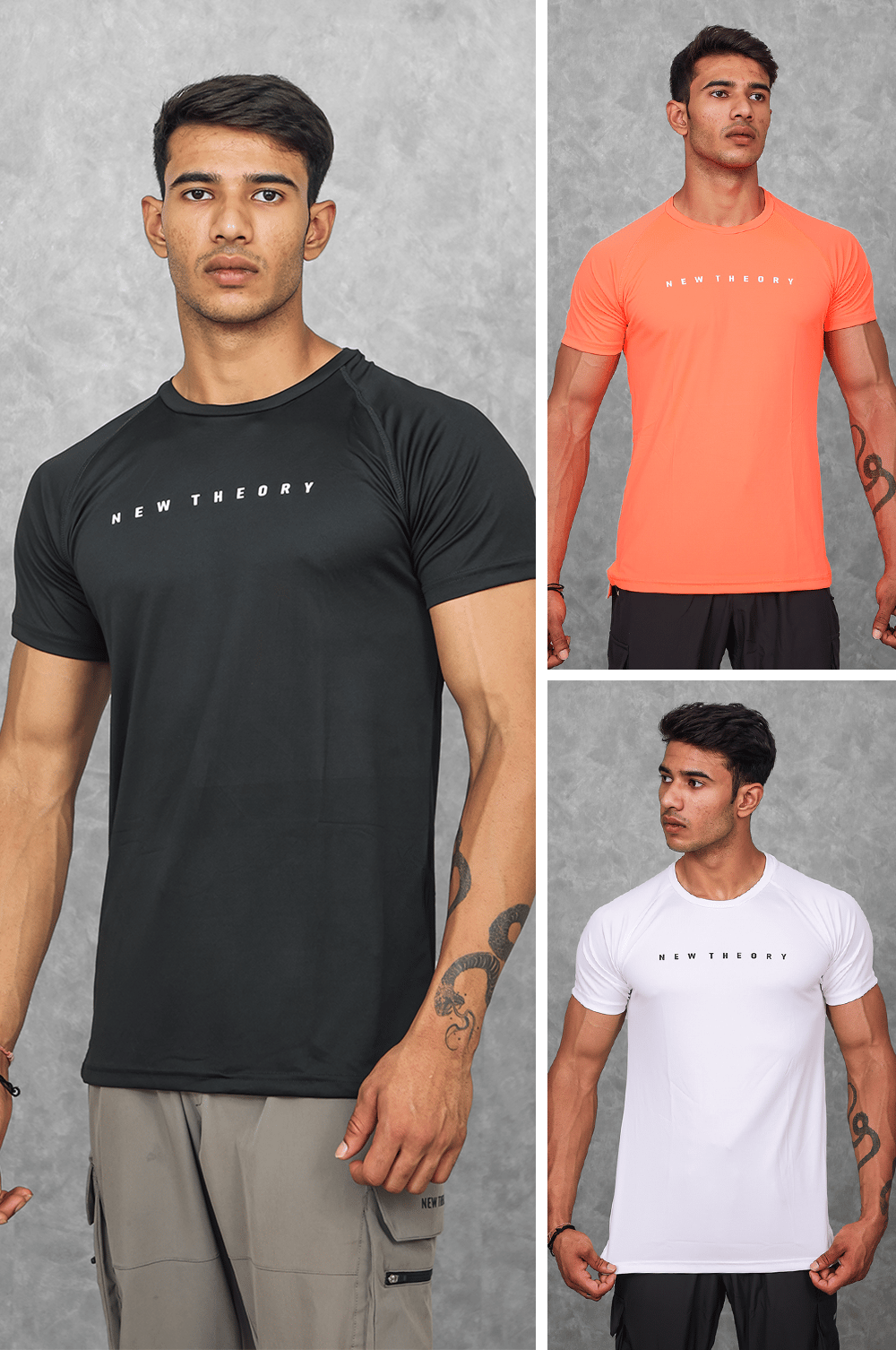 Insignia T-Shirt 3pk Basic Colour-4XL