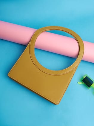 The Aureola Shoulder Bag - Yellow Ochre-Shoulder Bag