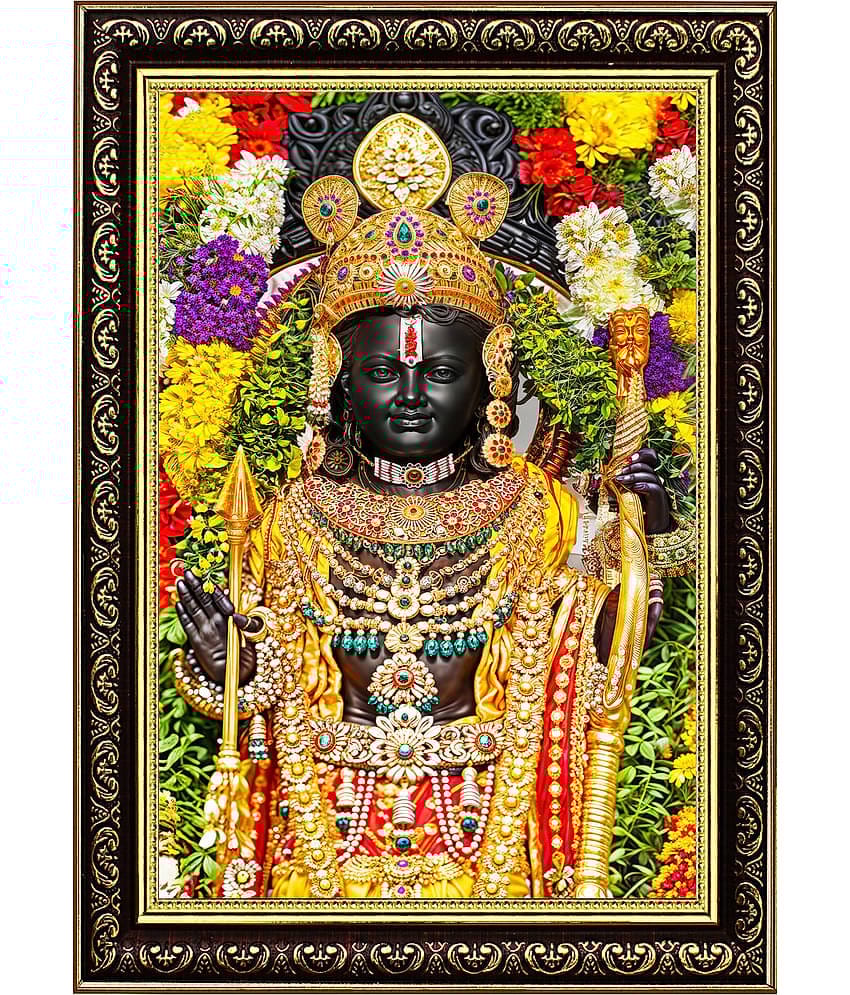 Indianara Ram Lalla Religious Painting With Frame
