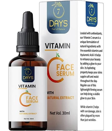 7 days - Fairness Face Serum For All Skin Type ( Pack of 1 )