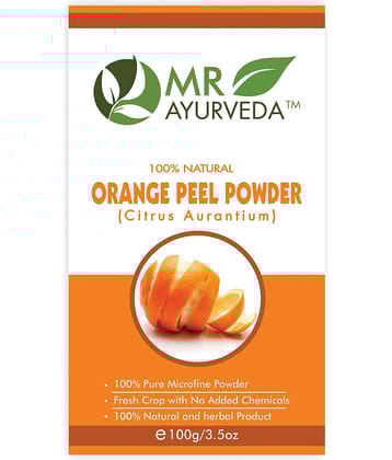 MR Ayurveda Best Selling Orange Peel Powder Face Pack Masks 100 gm
