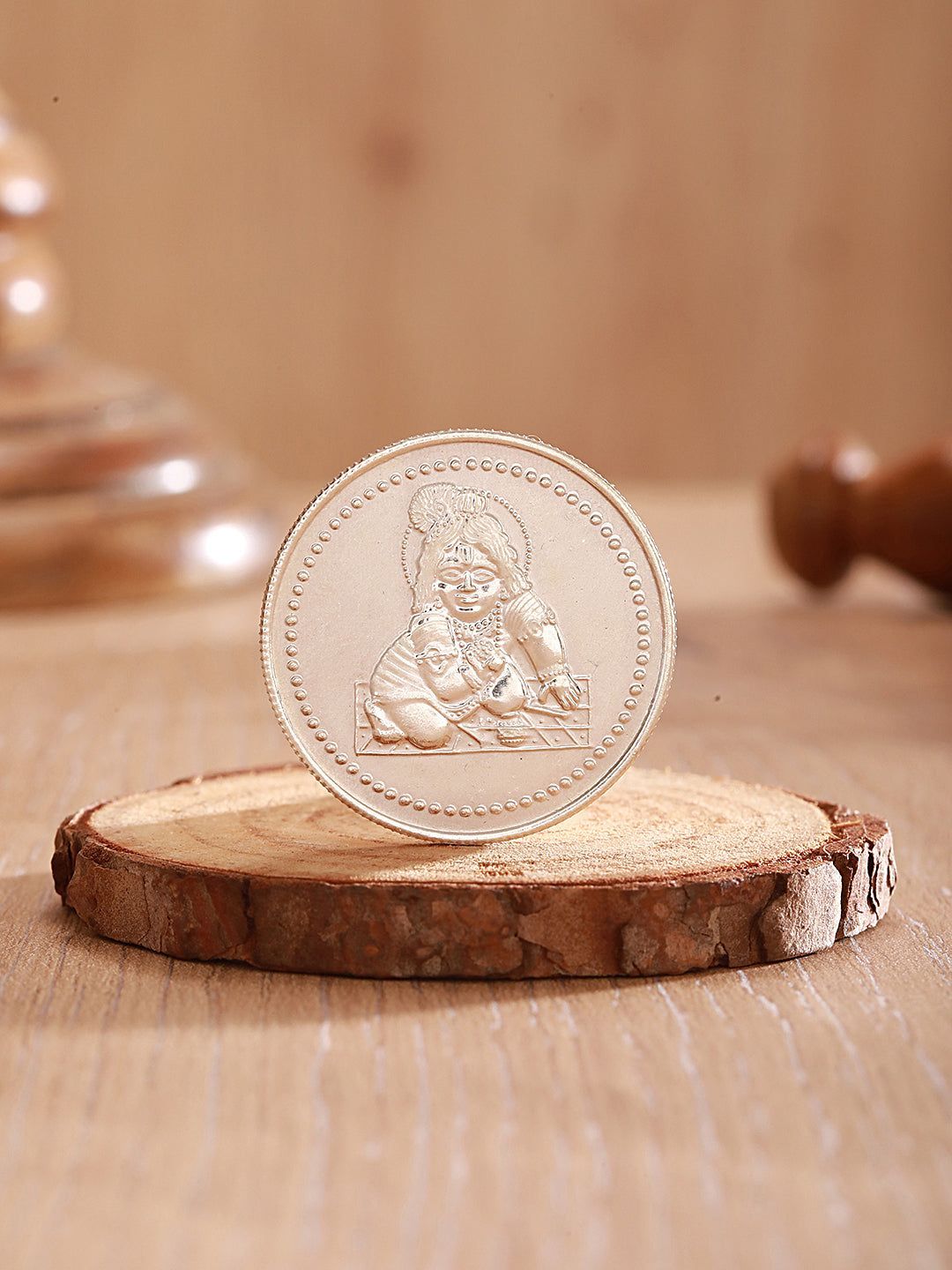 Laddu Gopal 10 gram 999 Round Silver Coin